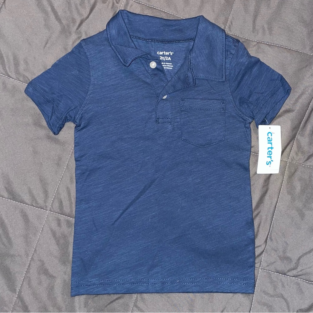 Carter’s Toddler Boys Jersey Knit Polo, 2T